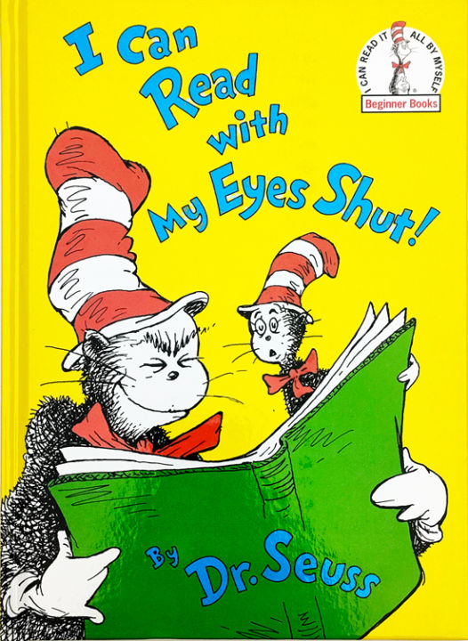 original-english-picture-book-i-can-read-with-my-eyes-shut-hardcover-dr-seuss-childrens-enlightenment-picture-story-book