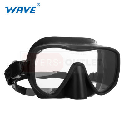 Wave Frameless Diving Mask หน้ากากดำน้ำ มุมมองกว้าง แบบ Low Volume ได้ทั้ง Scuba diving และ Freediving