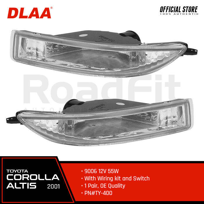 Dlaa Genuine Fog Lamp Fog Light V W With Wiring Kit And