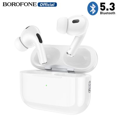 【ใหม่】 Borofone BW35 TWS ชุดหูฟังไร้สายที่แท้จริงหูฟังบลูทูธ BT5.3ไมโครโฟนในตัวการควบคุมแบบสัมผัสหูฟัง HD สเตอริโอในหูหูฟังกีฬาหูฟังสำหรับ IOS Android Xiaomi หัวเว่ย Oppo Vivo ซัมซุงโทรศัพท์