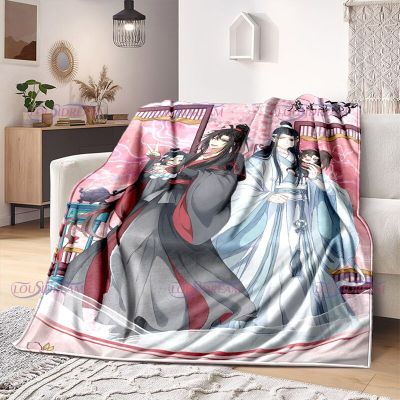 （in stock）Cartoon Mo Tao, founder of Wei Wuxian, Flannel furniture, warm sofa blanket, Lanwangji gift blanket, customized womens sheets（Can send pictures for customization）