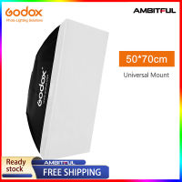 GODOX 50x70 เซนติเมตร 20 "X 27" ซอฟท์กล่องสากลเมา S oftbox สำหรับสากลเมาสตูดิโอแฟลช S Trobe จัดส่งฟรี