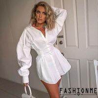 ღℰ2019 Fashion Summer Womens Mini Dress Deep V-Neck y Long Sleeve