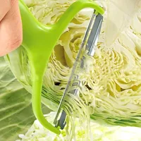 Veggie Cabbage Peeler Wide Mouth Stainless Steel Cabbage Shredder Cutting Tools Gadget for Salad Fruit Slicer Peel Remoral Graters  Peelers Slicers