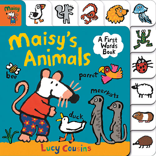 english-original-maisy-s-animals-a-first-words-book-cardboard-book-mouse-bobo-small-encyclopedia-book-liao-caixing-book-list-recommended-picture-book-lucy-cousins