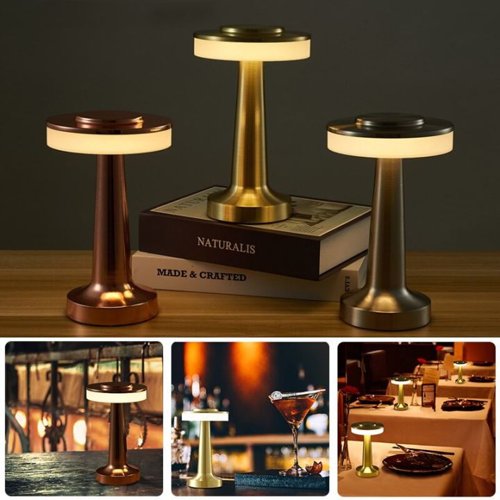 โคมไฟ-led-ตั้งโต๊ะชาร์จได้แบบสัมผัส-โคมไฟตั้งโต๊ะตกแต่งห้องนั่งเล่นไฟกลางคืนกลางแจ้งโคมไฟตั้งโต๊ะบาร์กาแฟสำหรับโรงแรมห้องอาหาร-mengjie