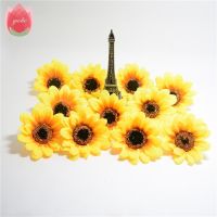 【CC】 10pcs Large Silk Artificial Flowers Wedding Decoration Garland Floristry