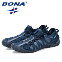 BONA New Popular Casual Shoes Men Lac-up Lightweight Comfortable Breathable Walking Sneakers Man Tenis Feminino Zapatos