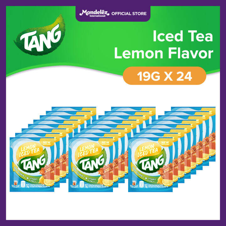 Tang Instant Drink Mix Iced Tea Lemon Flavor 19g With Vitamins And