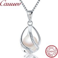 【cc】✠☒✙  Cauuev genuine freshwater  Jewelry Hot Selling 925 Sterling Pendant Necklace gift Female Jew