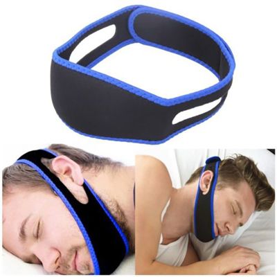 Neoprene Anti Snore Stop Snoring Chin Strap Belt Anti Apnea Jaw Solution Sleep Support Apnea Belt Sleeping Care Tools Adhesives Tape
