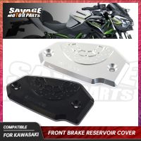 คอส☇Z900สำหรับ KAWASAKI Z650 Z800ฝาครอบเบรกหน้าอ่างเก็บน้ำ VN650นินจา400 650 KLE650 ER6N ER6F น้ำมันชิ้นส่วนรถจักรยานยนต์ฝาน้ำมัน CNC