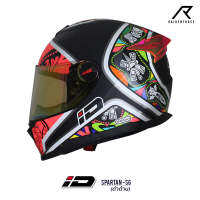 หมวกกันน็อค ID HELMET SPARTAN S6-ดำด้าน