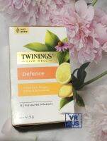 Twinings Live Well : Defence Herbal Tea Bags 18 Packs (กล่องกระดาษมีรอยบุบจากการขนส่งมาจากประเทศค่ะ))