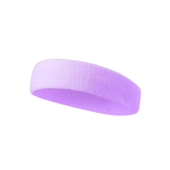 Women men cotton elastic sweatband sport headband running fitness head