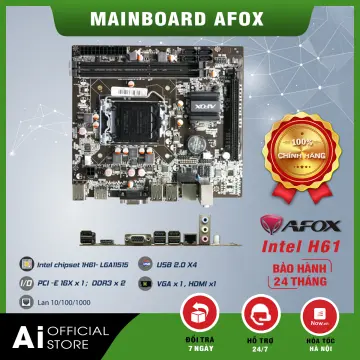 Afox H61 có hỗ trợ USB 3.0 không?
