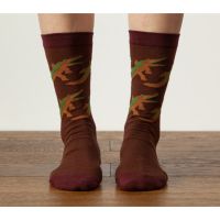 [WARMGREY TAIL] CROCODILE - BROWN SOCKS 230 - 280mm (free size)