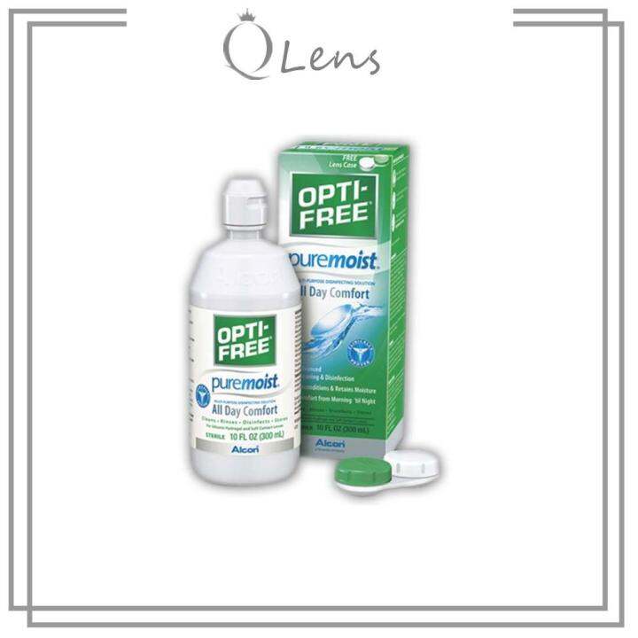Opti Free Pure Moist (300ml) Multi-Purpose Solution | Lazada