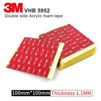 VHB 3 M Merek 5952 Tape Dapat Lengket Kaca ganda Sisi Akrilik Perekat Akrilik Busa 3 M VHB Tape 100 Mm x 100 Mm Ukuran 10 Pcs/lot