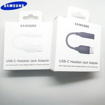SAMSUNG Type-C ถึง3.5มม. Usb หม้อแปลงเคเบิลหูฟัง3.5 Type C USB-C แจ็คเสียงตัวเมีย AUX ตัวผู้สำหรับ Samsung Note 10 Plus