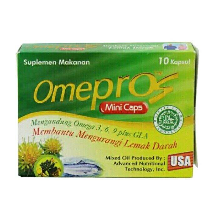 Omepros Mini Caps Soft Capsul 10 Kapsul - Obat / Suplemen Makanan