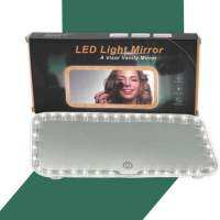 Led light Mirror กระจกไฟled กระจก led แต่งหน้า กระจกแต่งหน้า led ในรถยนต์ กระจกแต่งหน้ามีไฟ led กระจกพร้อมไฟ LED สำหรับติดในรถยนต์ ชาร์จแบตเตอรี่