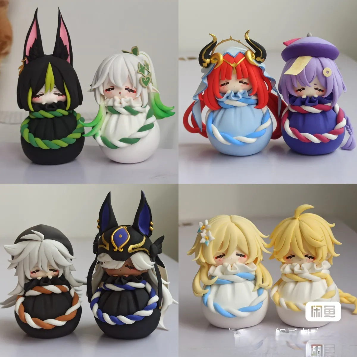 Genshin Impact Grass God Nahida Steamed Stuffed Bun Shape 7Cm Anime Figure Kawaii Toy Q Figural Clay Making Model Gift Keychains Genshin Impact Grass God Nahida Steamed Stuffed Bun Shape 7Cm Anime Figure Kawaii Toy Q Figural Clay Making Model Gift Keychains