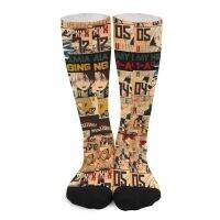 【jw】❍  Socks Mens with print Men′s sock thermal for men