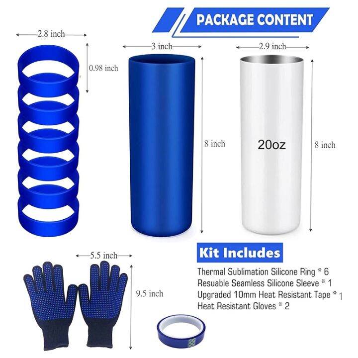 sublimation-tumblers-silicone-bands-sleeve-kit-for-20-oz-skinny-straight-blanks-cups-with-heat-resistant-gloves-tapes