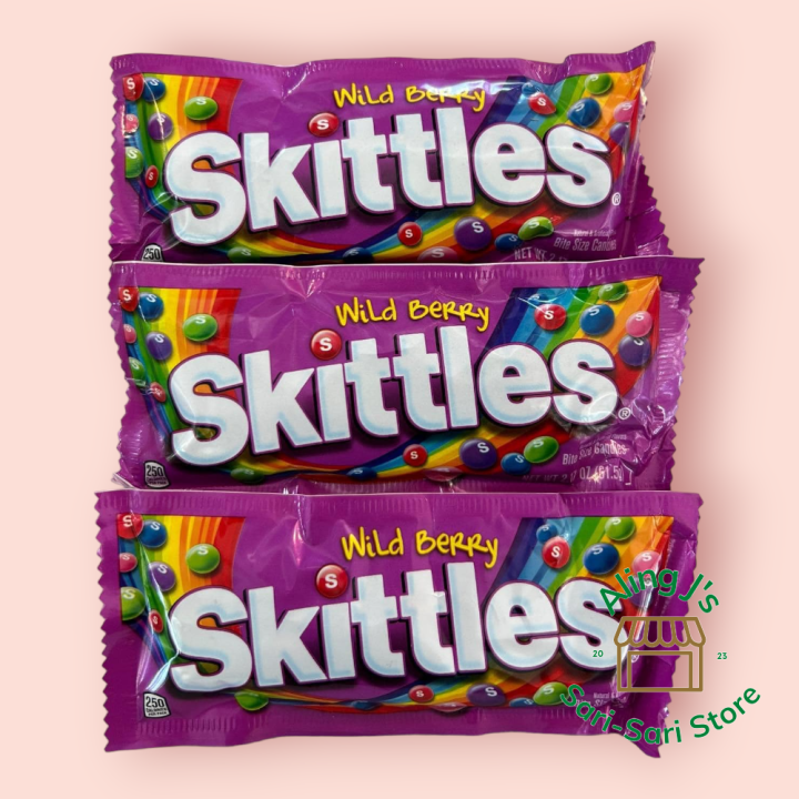 SKITTLES Wild Berry Candy (3 packs) | 2.17 oz | Lazada PH