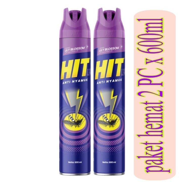 HIT AEROSOL 600 ml PAKET HEMAT ISI 2 Lazada Indonesia