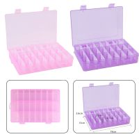 Plastic 24 Grids Compartment Storage Box Jewelry Earring Bead Screw Toy Holder Case Tool Sorting Box Display Organizer Container