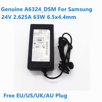 2ปีของแท้24V 2.625A 63W A6324 DSM แหล่งจ่ายไฟ AC Adapter สำหรับ Samsung HW J450 HW H7501 HW H751 HW K550/ZC SOUNDBAR Power Charger