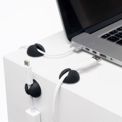 Cable Clips Winder Silicone Cable Organizer Desktop Wire Storage Charger Cord Holder for Car USB Charging Tablet Wire
