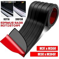 ☸ↂ Anti-scratch Car Trunk Door Sill Plate Protector Universal Rear Bumper Guard Rubber Mouldings Pad Trim Cover Strip Car Styling