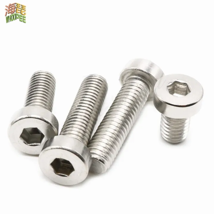 2-10pcs M3 M4 M5 M6 M8 M10 304 A2-70 Stainless Steel DIN7984 Hex Hex ...