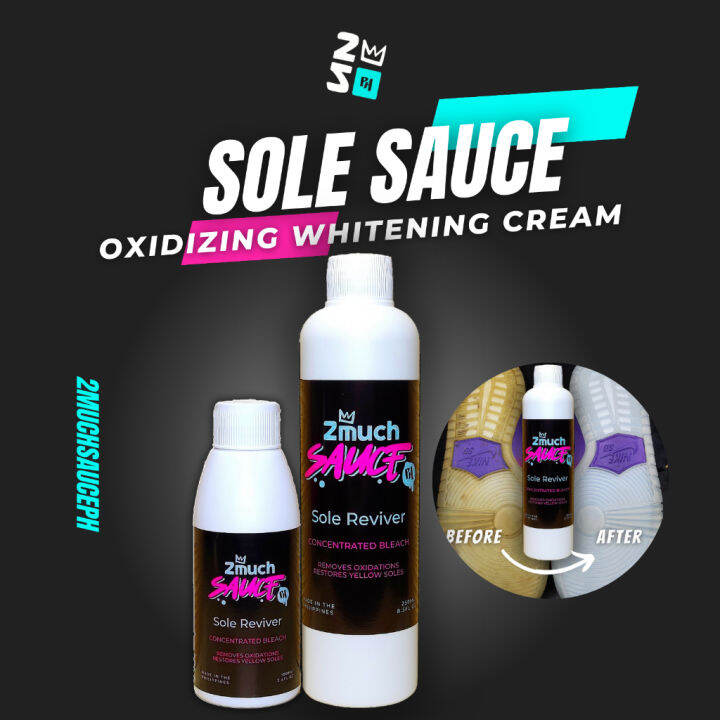SOLE SAUCE SOLE REVIVE SOLE RESTORE Premium Whitening Shoe Mid Sole