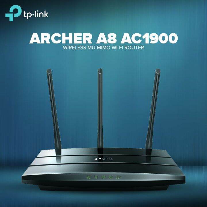 TpLink Archer A8 AC1900 Wireless MUMIMO WiFi Router, Advanced
