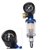 langyouzi9 Spray Paint Gun Kit Air Regulator Gauge IN-LINE Air Oil Separator กรองน้ำ