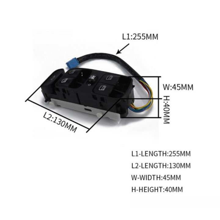 xinsu-สวิตช์ที่ยกหน้าต่างกระจกหน้าต่างมาสเตอร์พลังงานสำหรับ-mercedes-benz-oe-2038200110