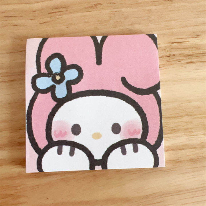 sanrio-kuromi-hellokitty-cinnamon-pochacco-sticky-note-cute-post-it-notes-cartoon-cute-post-it-notes-message-notes