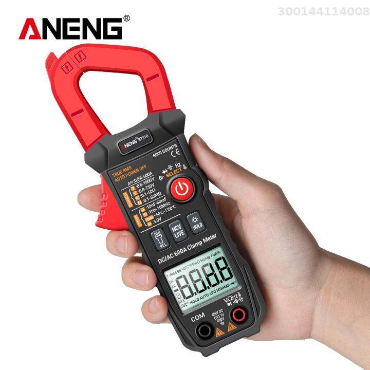 aneng-แคลมป์มิเตอร์มัลติมิเตอร์ดิจิทัลแบบมืออาชีพ-st210-dc-ac-600a-เครื่องทดสอบกระแสไฟฟ้านับมิเตอร์แอมแปร์จริง6000ชุดสำหรับระบบไฟฟ้า