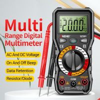 ZZOOI Digital Multimeter Voltage Meter Auto Ranging Professional Multi Tester Measures Current Voltage Ohm Diode Poicket Size