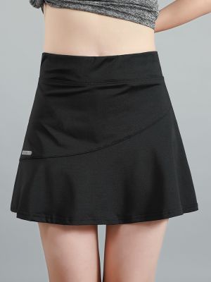 ❉ Summer sports hakama female quick-drying running badminton skirt yoga outdoor table tennis loose tennis fake two-piece skirt