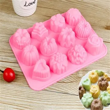 Silicone Flower Mold Chocolate Fondant Molds,  in 2023