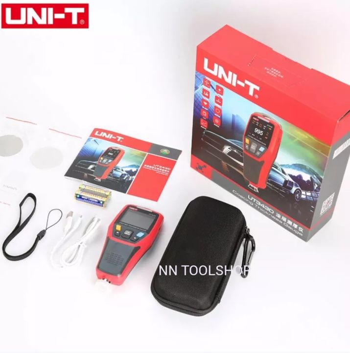 uni-t-ut343d-digital-coating-gauge-meter-เครื่องวัดความหนาฟิล์ม-เครื่องวัดความหนาสี-สินค้าพร้อมส่ง