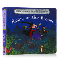 English original genuine room on the broom witches row by row childrens early education enlightenment picture book cardboard book Gollum cow author Julia Donaldson Halloween theme rhyme