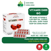 Vitamin E đỏ 400 giúp giảm oxy hóa mờ thâm sạm nám tàn nhang ngăn lão hóa