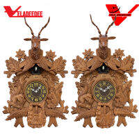 นาฬิกาแขวน Veladeedee Cuckoo Clock นาฬิกาแขวน เวลาดีดีกุ๊กกู หัวกวางตัวเรือนไม้แท้ รุ่น V6609-BR