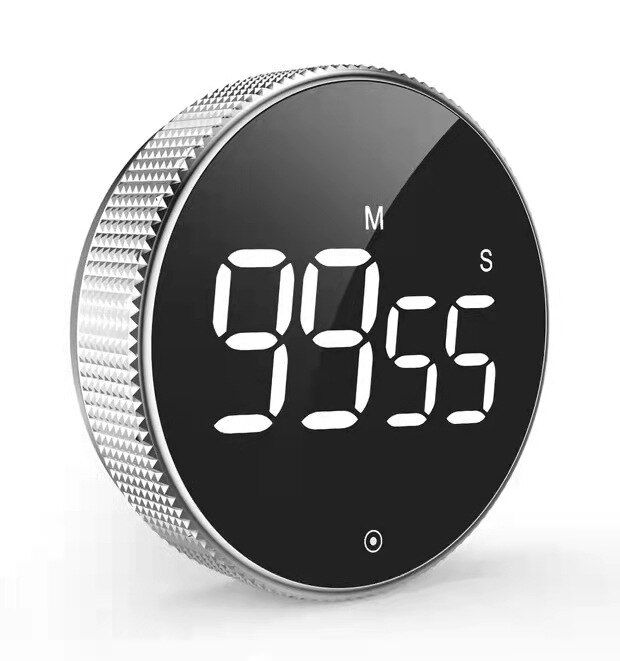 HOME MOST 3 Large Display Kitchen Timer - Digital Timer Magnetic Back Loud  Alarm On A Rope- White Cooking Timers For Kitchen Teachers Students Games